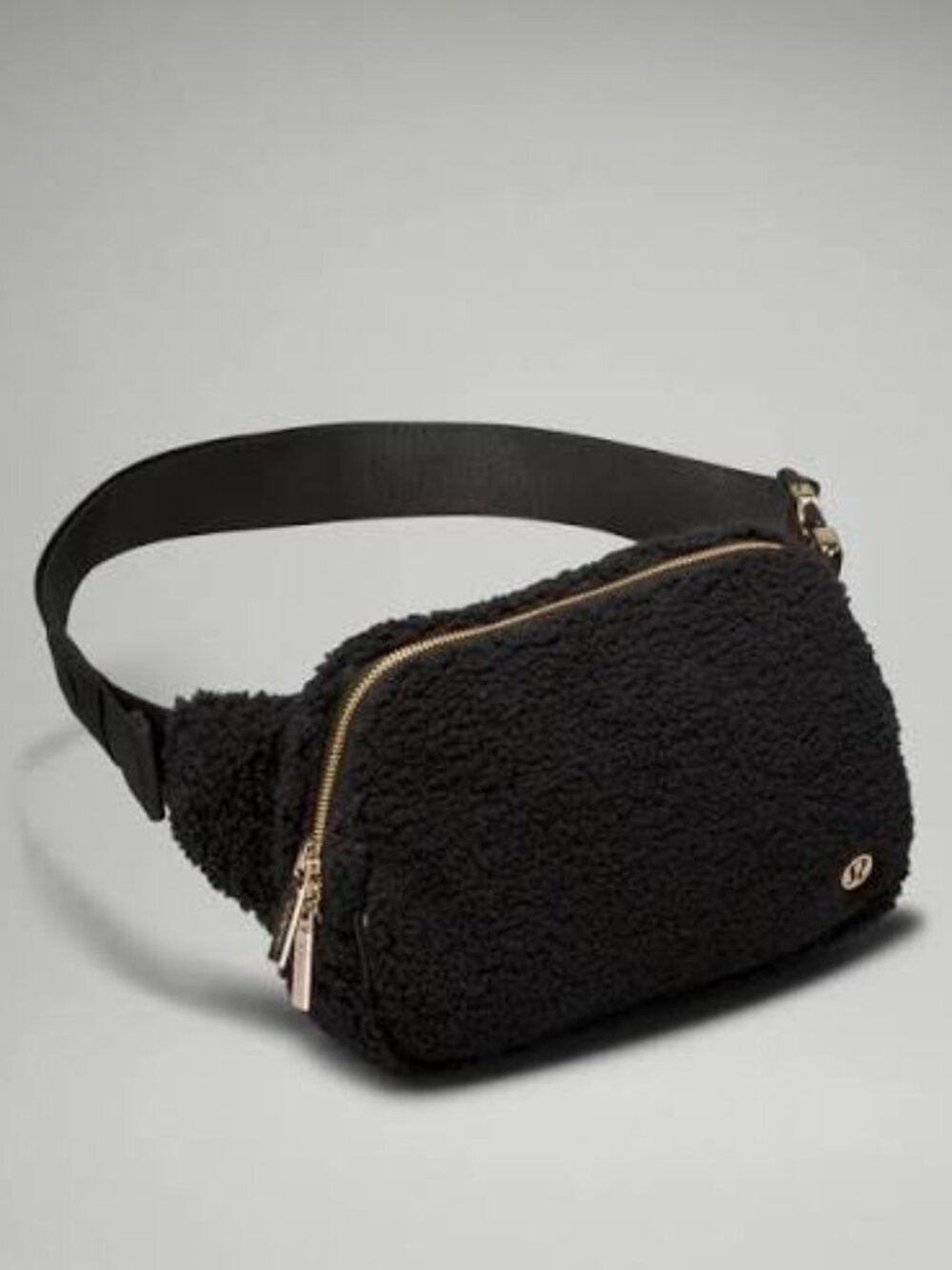lululemon Everywhere Belt Bag 1L Fleece Black/Gold Bag